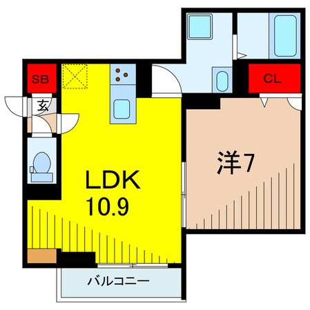 グラナーデ西加平の物件間取画像